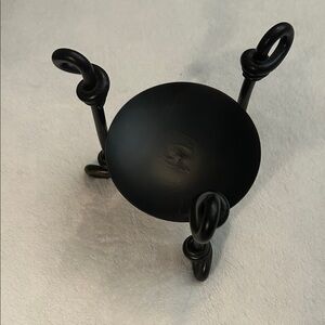 Black Metal Candle Holder